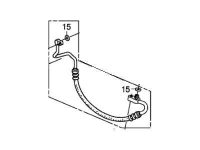 Honda 80315-SZA-A01 Hose, Discharge