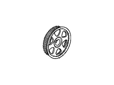 Honda 14270-RCA-A01 Pulley, Rear Timing Belt Driven