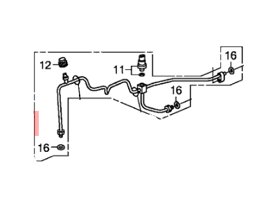 Honda 80341-STX-A51 Pipe A, Receiver