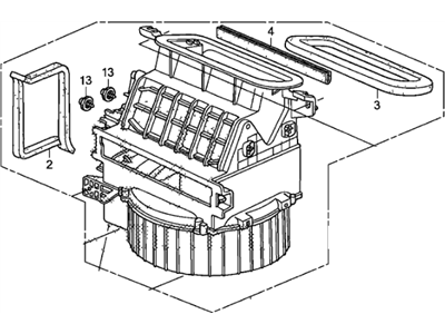 Honda 79305-SZA-A03 Blower Sub-Assy.