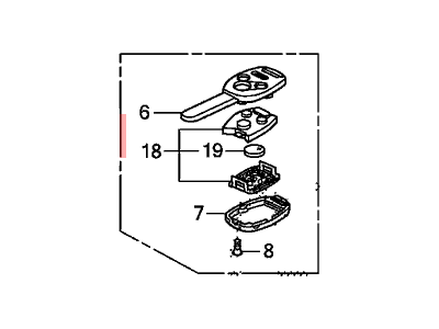 Honda 35118-SZA-A03 Key