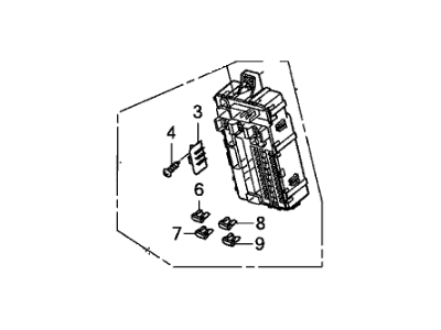 Honda 38200-TP6-A21 Box Assembly, Driver Fuse