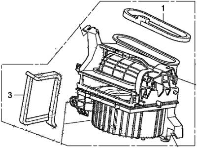 Honda 79305-TA0-A11 Blower Sub-Assy.