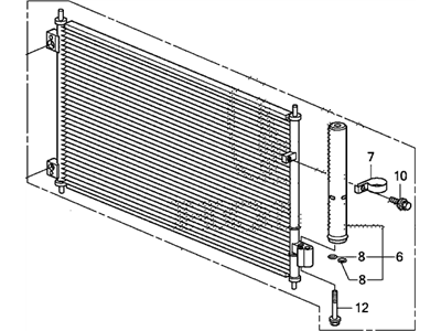 Honda 80110-TA0-A01 Condenser