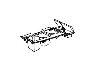 Honda 77296-TP6-A01ZA Panel Assy., Console *NH693L* (GUN METALLIC)