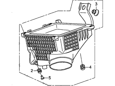 Honda 17244-R70-S00 Case Set, Air Cleaner