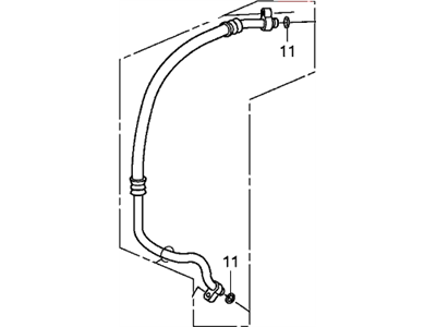 Honda Crosstour A/C Hose - 80311-TP6-A01