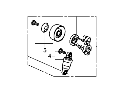 Honda 31170-5G0-A02 Tensioner Assy,Auto