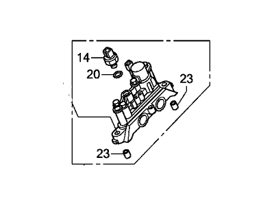 Honda 15810-R70-A04 Valve Assembly, Spool Front