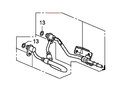 Honda 16728-R70-A01 Hose, Fuel Joint