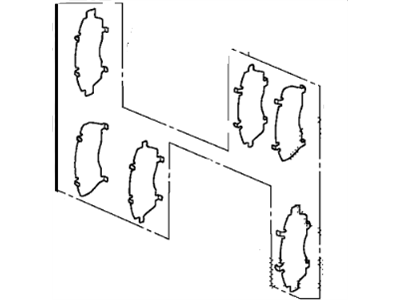 Honda 06455-SHJ-A00 Shim Set, FR.