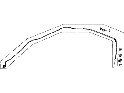 Honda 39160-TP6-A20 Feeder, Traffic Information Sub