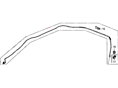 Honda 39160-TP6-A11 Feeder, Antenna Main