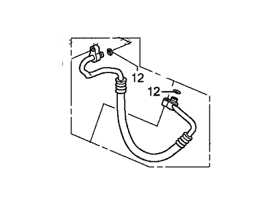 Honda 80315-TA5-A01 Hose, Discharge