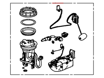 Honda 17045-TP7-A10 Module Set, Fuel Pump