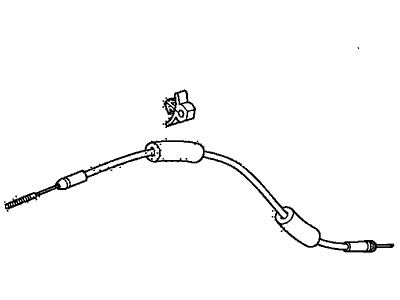 Honda 72133-TA0-A01 Cable, Front Door Lock