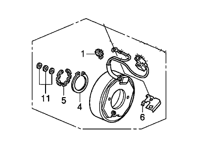 Honda 38924-R40-A01 Stator Set