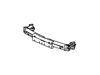 Honda 71130-TP6-A00ZZ Beam, FR. Bumper