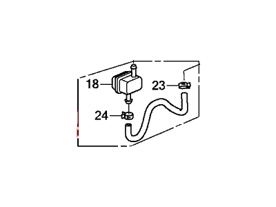 Honda 17717-TA1-A02 Hose Assy., Fuel Purge