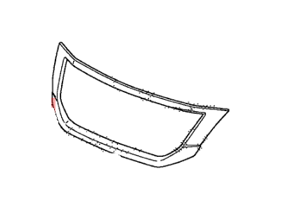 Honda 75102-TP6-R61 MOLDING, FR- GRILLE