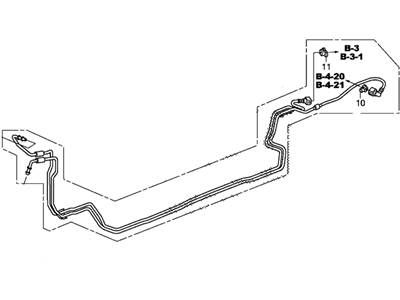 Honda 16050-TP6-A11 Pipe Set, Fuel