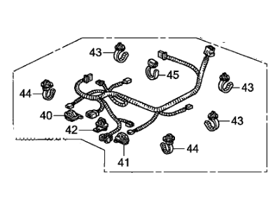 Honda 81206-TP6-A11 Cord, R. Power Seat