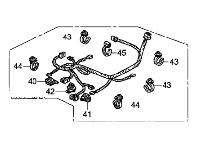 Honda 81206-TP6-A01 Cord, R. Power Seat