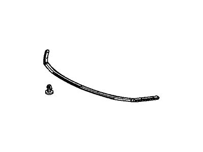 Honda 74148-TP6-A01 Rubber, Hood Seal