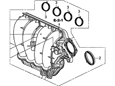 Honda 17100-R40-A00