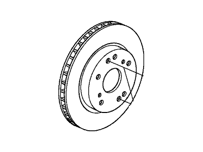 Honda 45251-SXS-A00 Disk, Front Brake