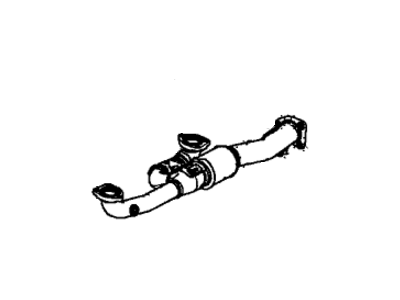Honda 18210-TP7-A01 Pipe A, Exhuast