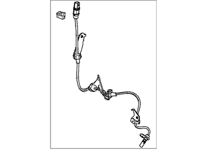 Honda 57455-TP6-A01 Sensor Assembly, Left Front