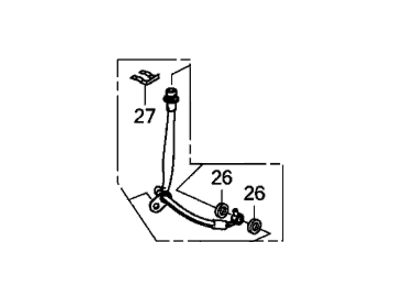 2011 Honda Crosstour Brake Line - 01468-TP6-A00