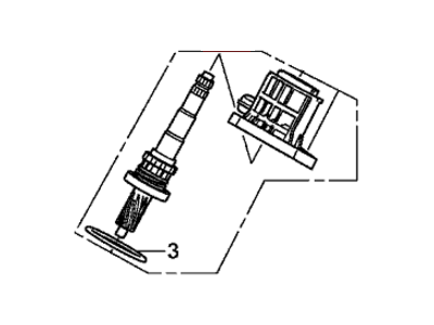 Honda Crosstour Steering Angle Sensor - 53100-TP6-A61