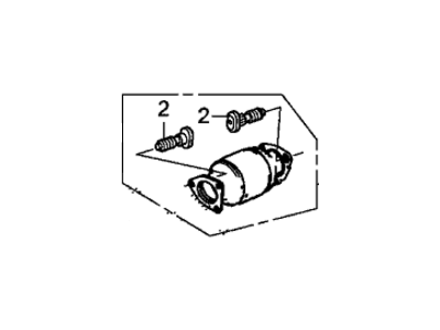 2010 Honda Crosstour Catalytic Converter - 18150-RBR-A51