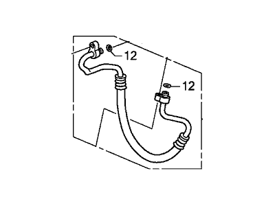 Honda 80315-TA6-A01 Hose, Discharge