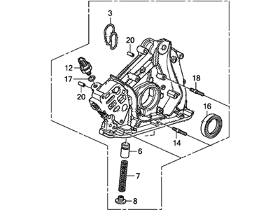 Honda 15100-R70-A02