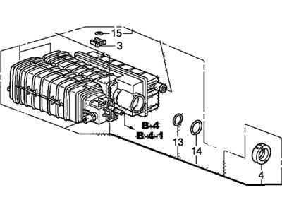 Honda 17011-TA0-A01 Canister Assembly