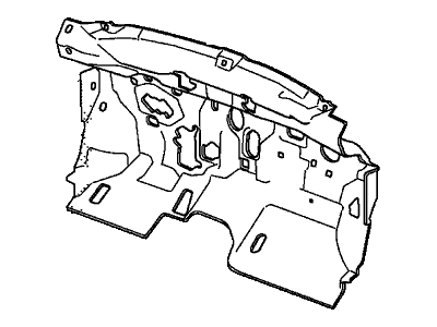 Honda 74260-TP6-A01 Insulator, Dashboard