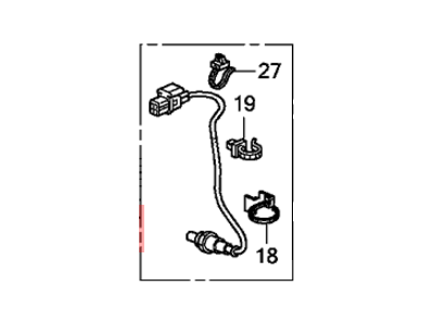 Honda 36532-RBR-A01 Sensor, Front Oxygen