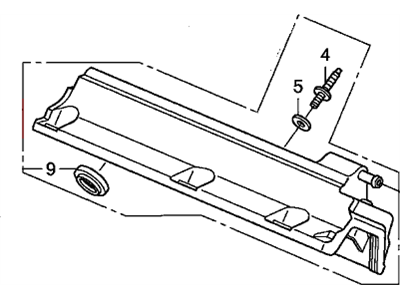 Honda 12320-R70-A00 Cover, RR. Cylinder Head