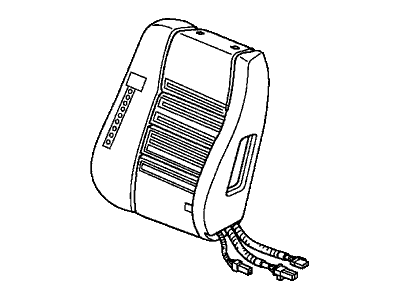 Honda 81127-TA0-A72 Pad, R. FR. Seat-Back (With OPDS Sensor)