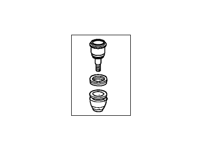 Honda 51220-SDA-A02 Joint, Front Ball (Lower)