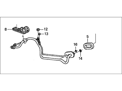 2005 Honda Accord A/C Hose - 80320-SDC-A01