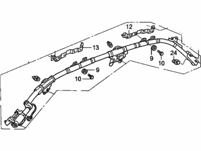 Honda 78800-SDA-A71 Module Assembly, Passenger Side Curtain Airbag