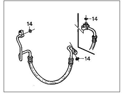 Honda 80315-SDB-A61 Hose, Discharge