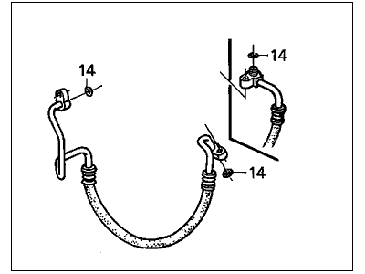 Honda 80315-SDA-A01 Hose, Discharge