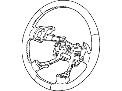 2003 Honda Accord Steering Wheel - 78501-SDB-A81ZA