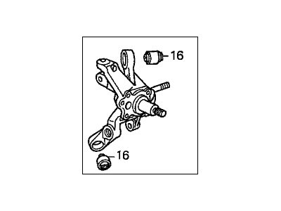 Honda 52210-SDC-A10 Knuckle, Right Rear