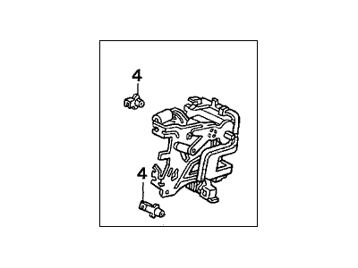 Honda 72650-SDA-A31 Lock Assembly, Left Rear Door (Manual)